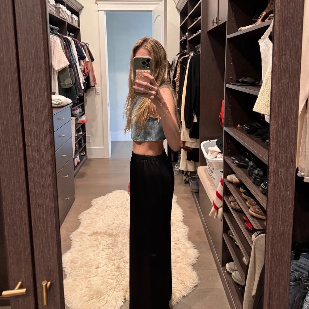 JENNI KAYNE BLACK DEMI PANTS - Picture 2 of 4